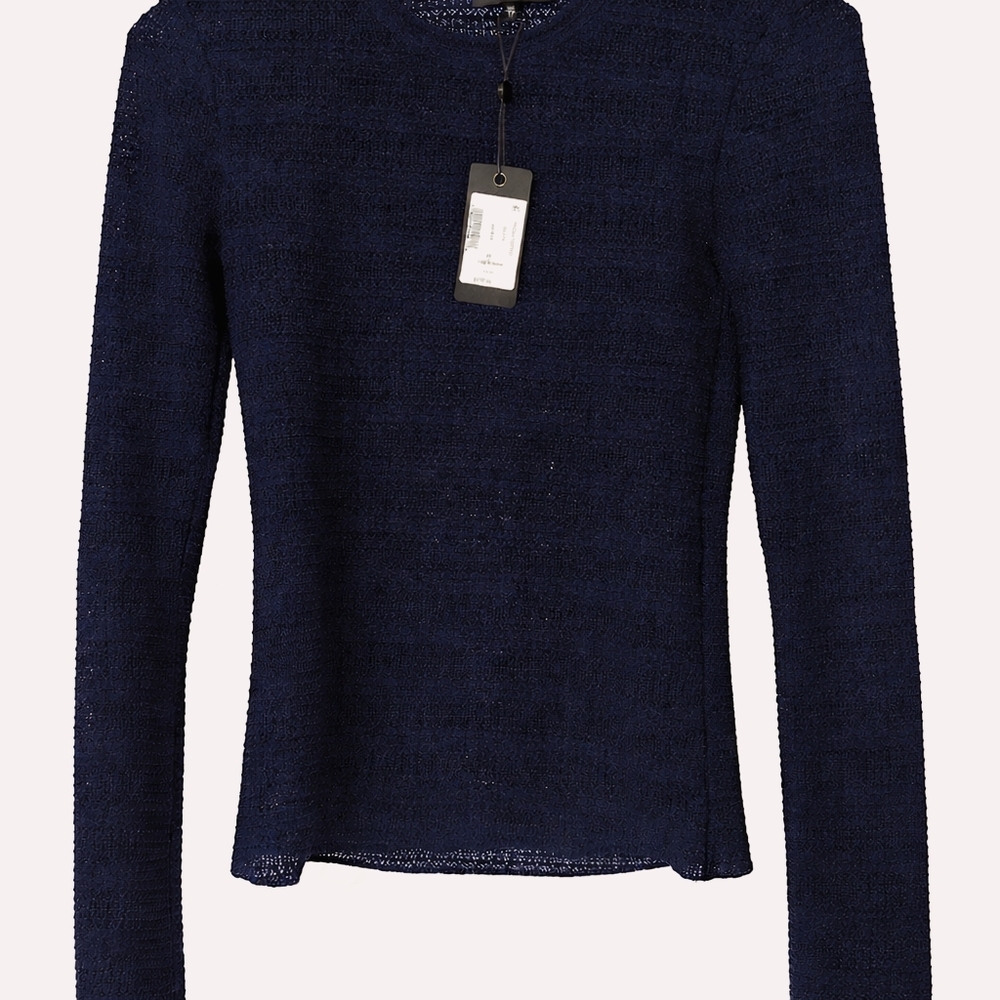 Rag & Bone Deep Blue Knit Top